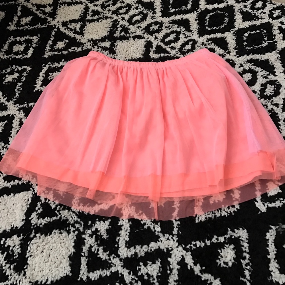 Circo Neon Orange Tulle Skirt Girl’s XL